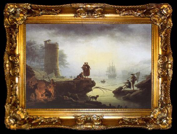 framed  VERNET, Claude-Joseph Morning, ta009-2